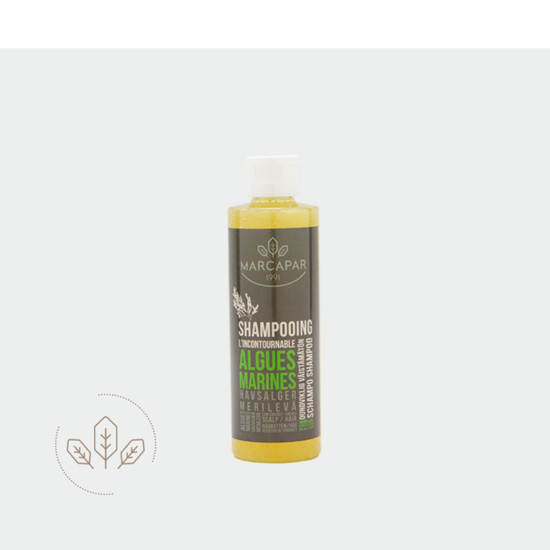 Shampooing aux algues marines Marcapar pour cheveux secs et sensibilisés