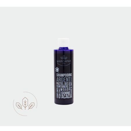 Shampooing anti-reflets au bleuet pour cheveux blancs et gris