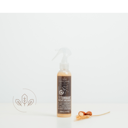 Soin démêlant sans rinçage naturel pour cheveux doux et brillants