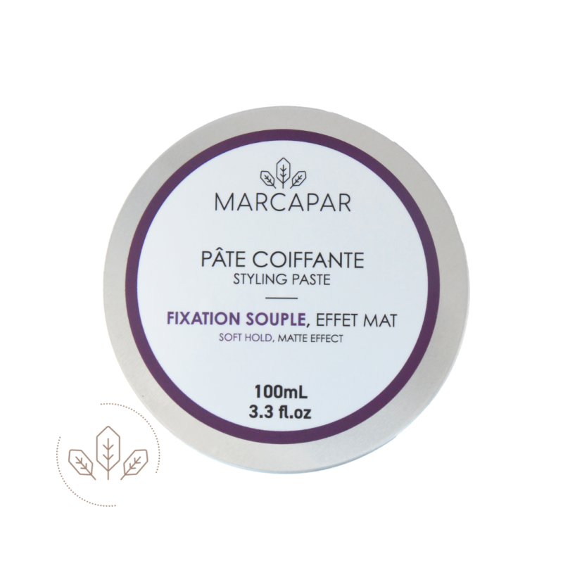 Pâte coiffante effet mat – Fixation souple naturelle