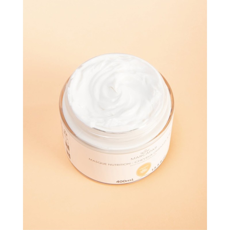 Masque Nutrition
Soin pour les cheveux ondulés à frisés